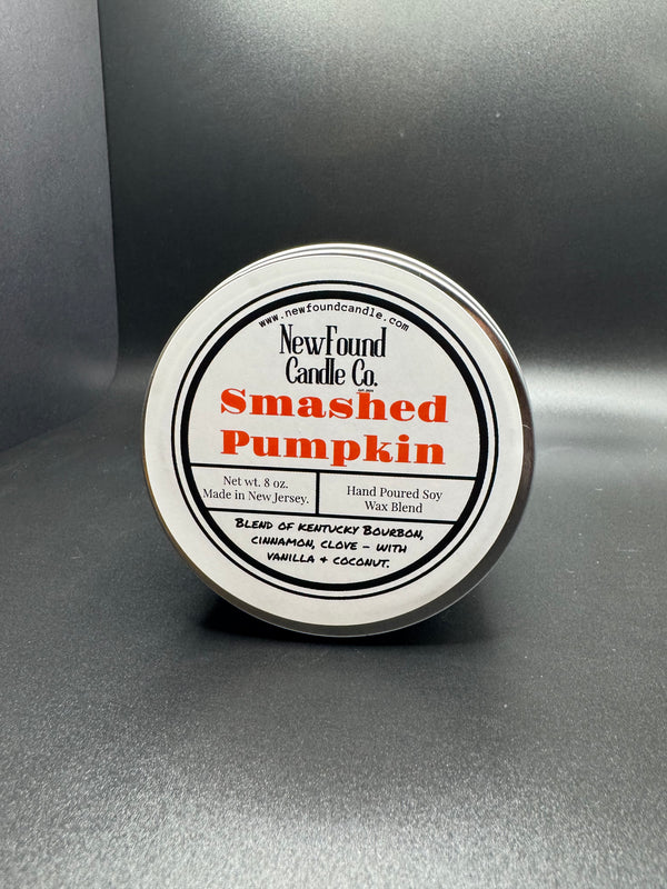 Smashed Pumpkin - Tin Candle (8 oz, Soy Blend Wax)