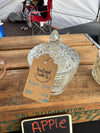 Apple spice- Vintage candy jar (10 oz, Soy Blend Wax)
