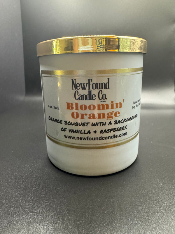 Bloomin Orange - Libby Candle (11 oz, Soy Blend Wax)